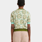 MARNI Banjo 花卉短袖針織衫