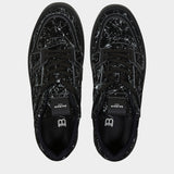 BALMAIN B‑Court 銀河印花運動鞋
