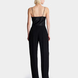 BALMAIN 絲紗直筒西裝長褲