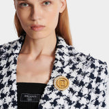 BALMAIN PB 黃銅水鑽胸針