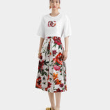 DOLCE&GABBANA  熱帶花卉 T-shirt