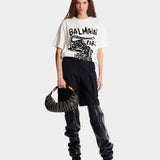 BALMAIN 豹紋印花 Logo T-Shirt