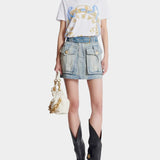 BALMAIN 鍊飾印花短袖 T-Shirt