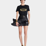 BALMAIN 女版 鍊飾印花短袖 T-Shirt