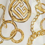BALMAIN 金鏈印花真絲襯衫
