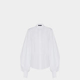 BALMAIN 棉質澎袖襯衫