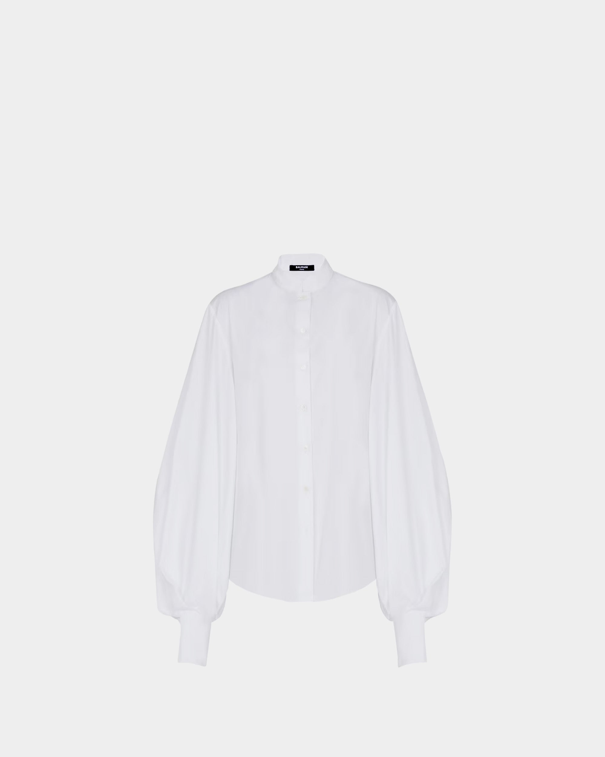 BALMAIN 棉質澎袖襯衫