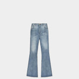 BALMAIN 淺藍色喇叭牛仔褲