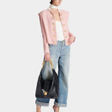 BALMAIN 亮片粗花呢金釦外套