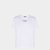 BALMAIN 刺繡 PARIS Logo T-Shirt