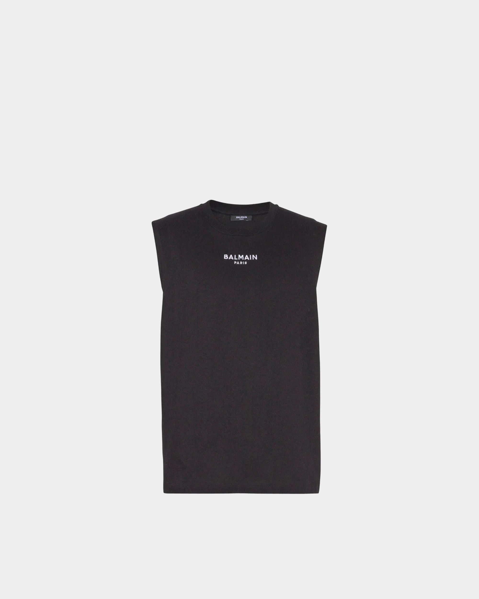 BALMAIN 刺繡 Logo 無袖上衣