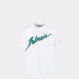 BALMAIN 字母印花棉質 T-Shirt