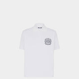 BALMAIN 刺繡徽章 POLO