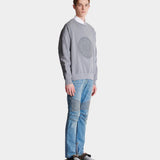 BALMAIN 刺繡獎章大學 T