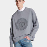 BALMAIN 刺繡獎章大學 T