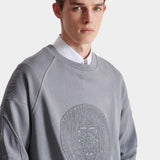 BALMAIN 刺繡獎章大學 T