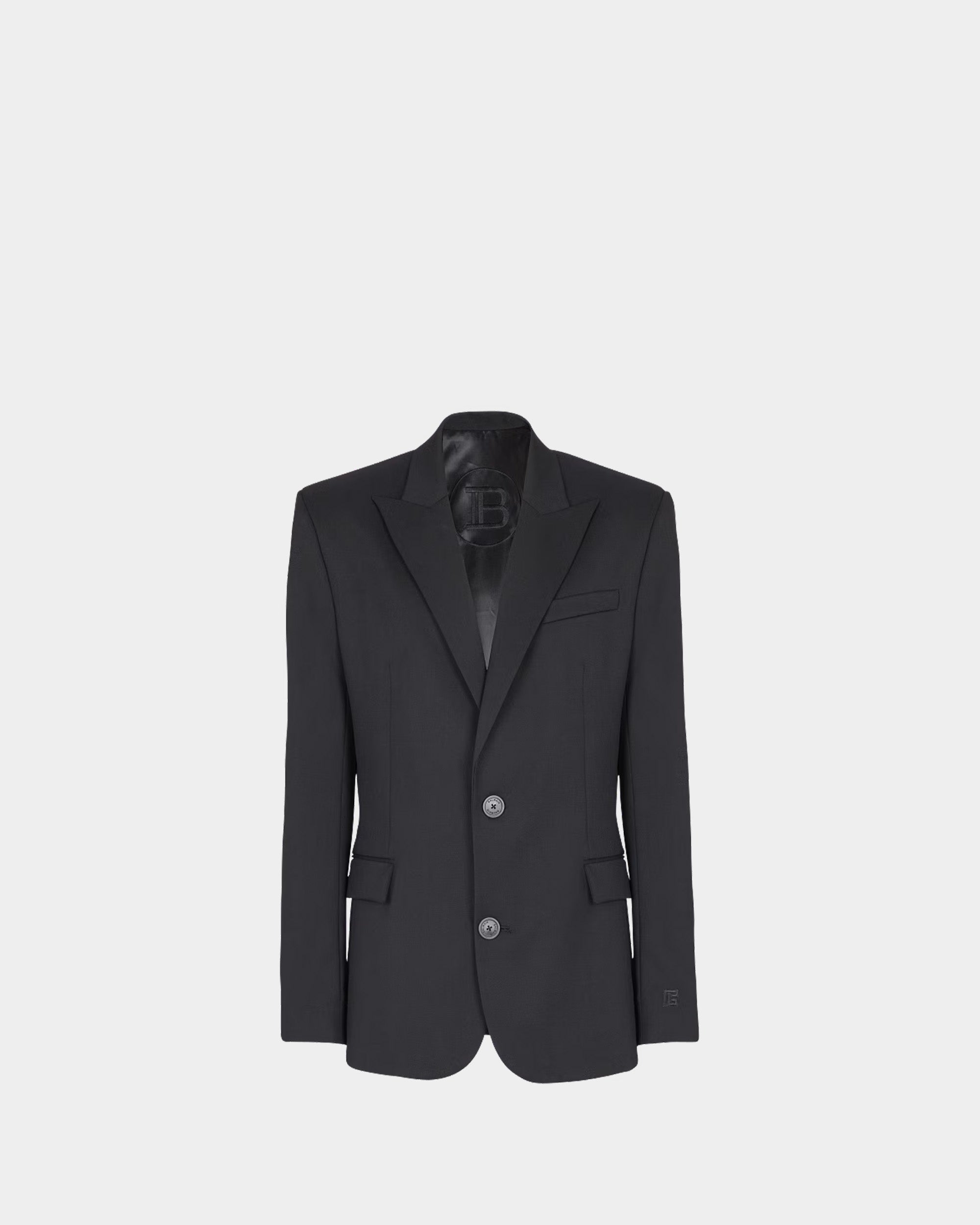 BALMAIN 經典剪裁羊毛西裝外套