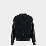 BALMAIN 拼接飛行夾克外套