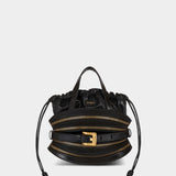 BALMAIN 迷你造型小牛皮包