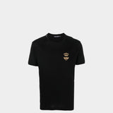 DOLCE&GABBANA  皇冠徽章 LOGO 刺繡 T-shirt