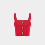 BALMAIN 三釦緊緻嫘縈胸衣