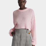 BALMAIN 長袖輕量馬海毛針織上衣