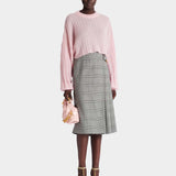 BALMAIN 長袖輕量馬海毛針織上衣