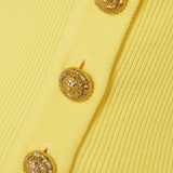 BALMAIN 長袖釦式 V 領輕量針織開襟衫