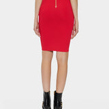 BALMAIN 膝下合身嫘縈裙