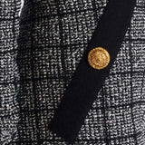 BALMAIN 鈕扣款輕量花呢針織短褲