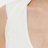 BALMAIN V 領針織短洋裝