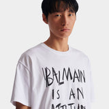 BALMAIN Attitude 標語短袖 T 恤