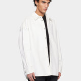 BALMAIN 丹寧襯衫外套