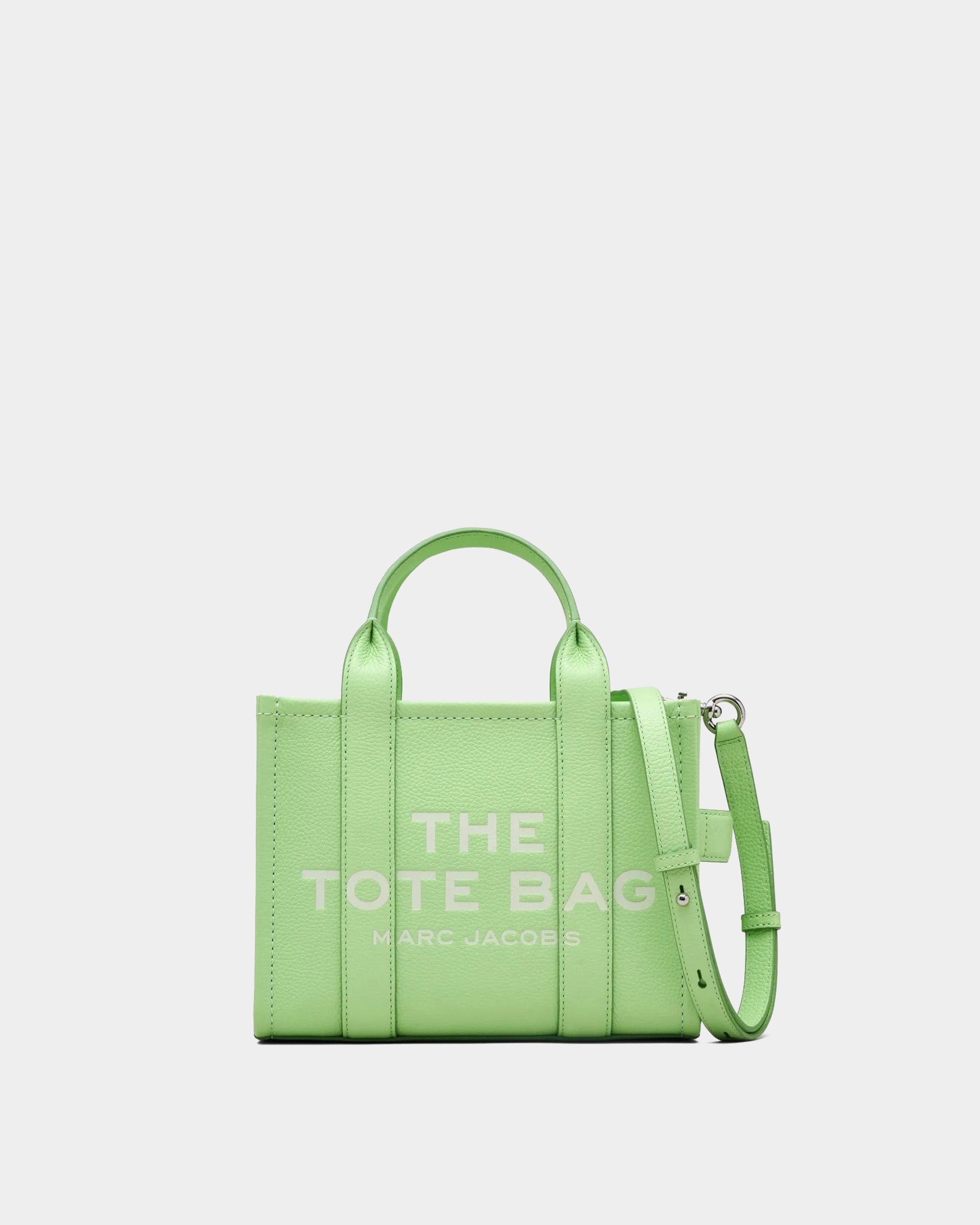 MARC JACOBS 小型薄荷綠皮革托特包