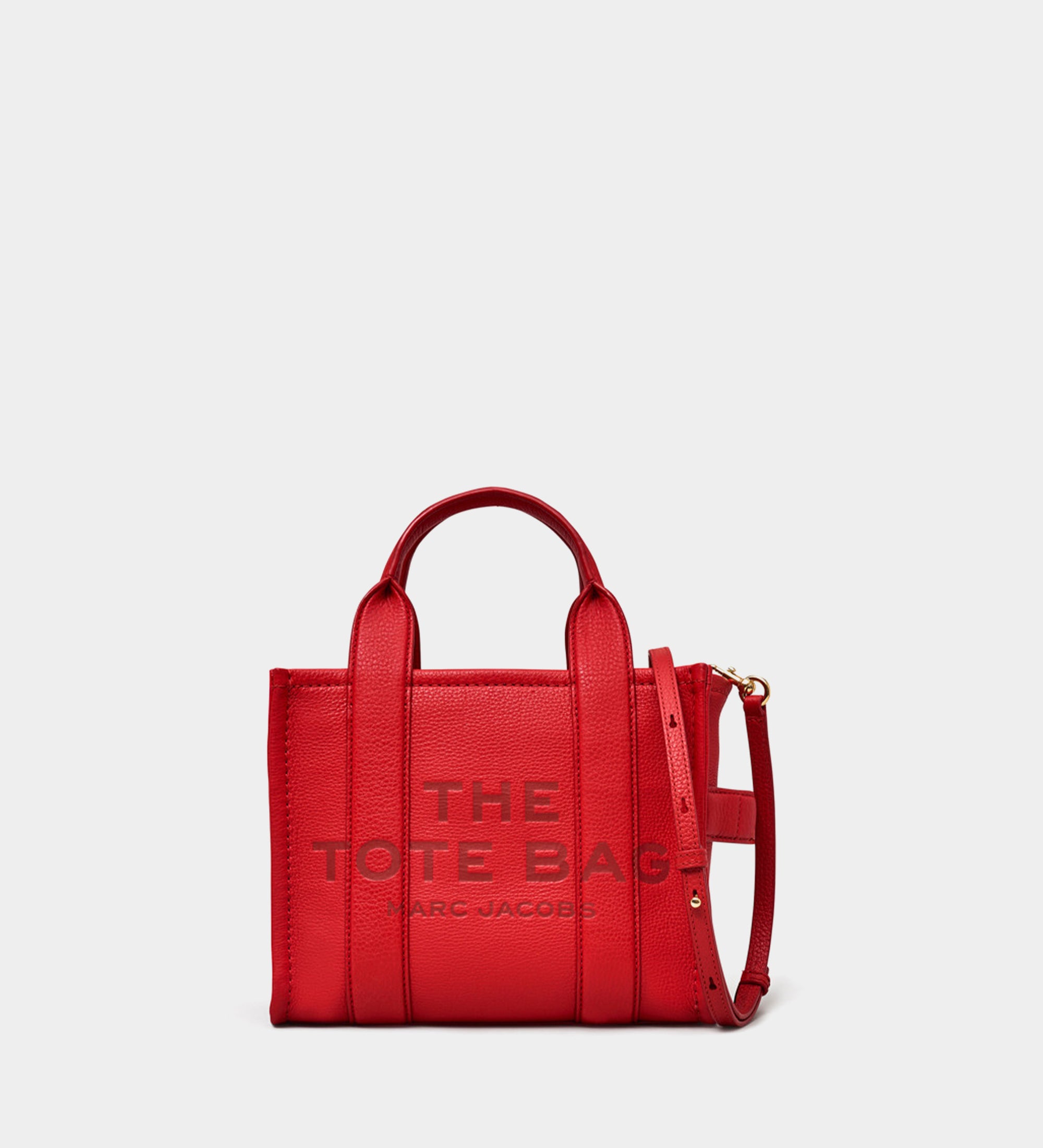 MARC JACOBS Small Leather Tote Bag - 5 Colors 