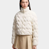 MONCLER Senevee 心形絎縫短版羽絨外套