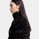 MONCLER 亮片短版羽絨外套