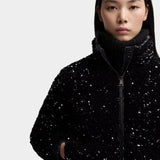 MONCLER 亮片短版羽絨外套