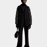 MONCLER 羊毛垂墜長褲