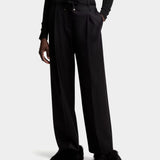 MONCLER 羊毛垂墜長褲