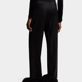 MONCLER 羊毛垂墜長褲