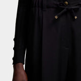 MONCLER 羊毛垂墜長褲