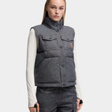 MONCLER 牛仔羽絨背心