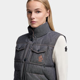 MONCLER 牛仔羽絨背心
