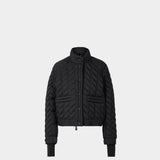 MONCLER 麻花織紋立領羽絨外套