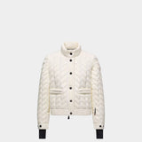 MONCLER 麻花織紋立領羽絨外套