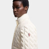 MONCLER 麻花織紋立領羽絨外套