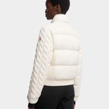 MONCLER 麻花織紋立領羽絨外套