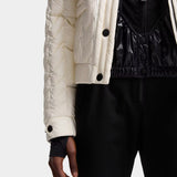 MONCLER 麻花織紋立領羽絨外套