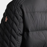 MONCLER 麻花織紋立領羽絨外套